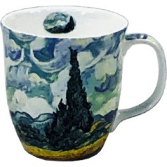 McIntosh Fine Bone China - Van Gogh Wheatfields Java Mug